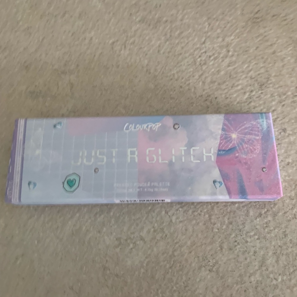 Colourpop just a glitch eyeshadow palette